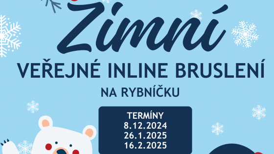 Zimní in-line bruslení na Rybníčku